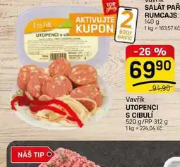 Flop UTOPENCI S CIBULÍ 520 g/PP 312 g nabídka