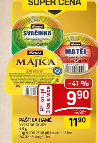 Flop PAŠTIKA HAMÉ vybrané druhy nabídka