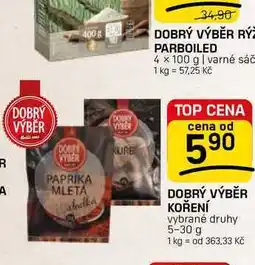 Flop DOBRÝ VÝBĚR KOŘENÍ vybrané druhy nabídka