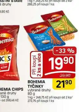 Flop BOHEMIA TYČINKY vybrané druhy nabídka