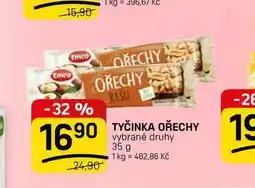 Flop TYČINKA OŘECHY vybrané druhy nabídka