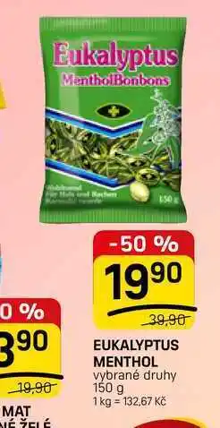 Flop EUKALYPTUS MENTHOL vybrané druhy nabídka