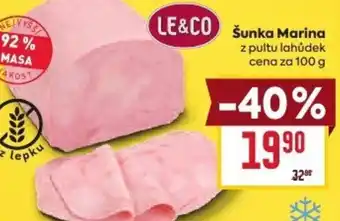 Billa Šunka Marina nabídka