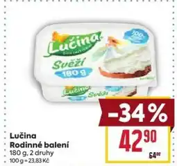 Billa Lučina Rodinné balení nabídka