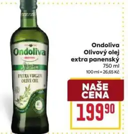 Billa Ondoliva Olivový olej extra panenský nabídka