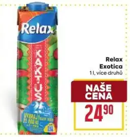 Billa Relax Exotica nabídka