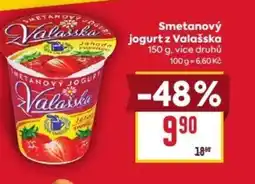 Billa Smetanový jogurt z Valašska nabídka