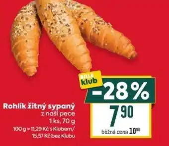 Billa Rohlík žitný sypaný nabídka