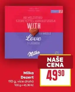 Billa Milka Dezert nabídka