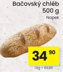 Kubík potraviny Bačovský chléb nabídka