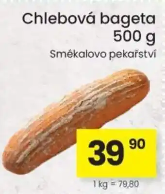 Kubík potraviny Chlebová bageta nabídka