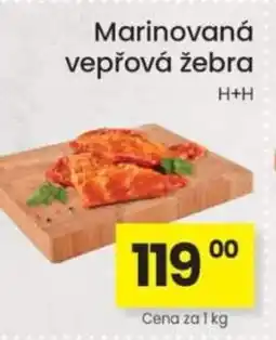 Kubík potraviny Marinovaná vepřová žebra nabídka