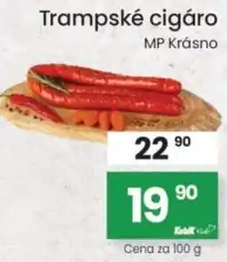 Kubík potraviny Trampské cigáro nabídka