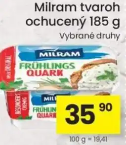 Kubík potraviny Milram tvaroh ochucený nabídka