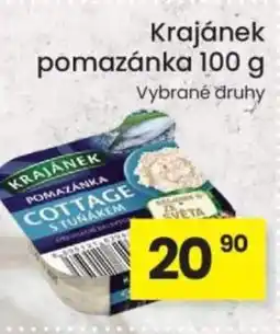 Kubík potraviny Krajánek pomazánka nabídka