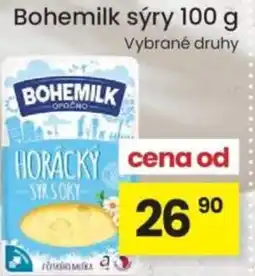 Kubík potraviny Bohemilk sýry nabídka
