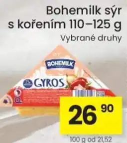 Kubík potraviny Bohemilk sýr s kořením nabídka