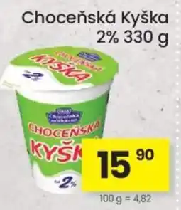 Kubík potraviny Choceňská Kyška 2% nabídka