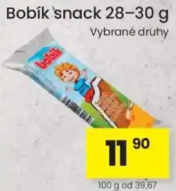 Kubík potraviny Bobík snack nabídka