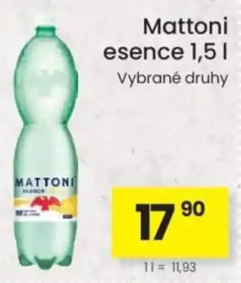Kubík potraviny Mattoni esence nabídka