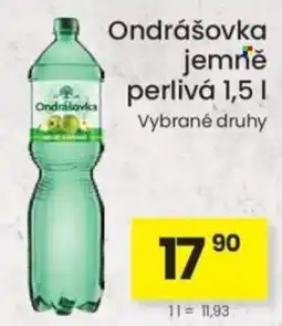 Kubík potraviny Ondrášovka jemně perlivá nabídka