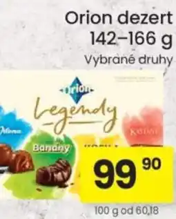 Kubík potraviny Orion dezert nabídka
