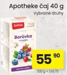 Kubík potraviny Apotheke čaj nabídka