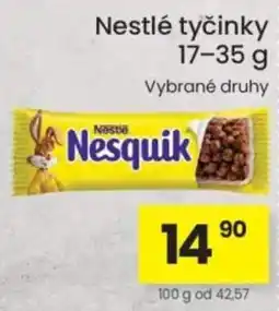 Kubík potraviny Nestlé tyčinky nabídka