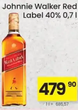 Kubík potraviny Johnnie Walker Red Label 40% nabídka