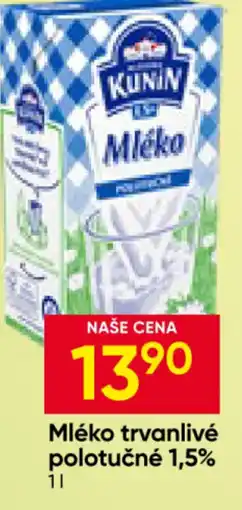 Hruška Mléko trvanlivé polotučné 1,5% nabídka
