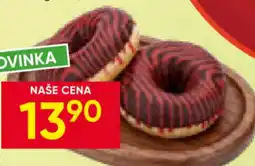 Hruška Donut tmavý s rybízovou náplní nabídka