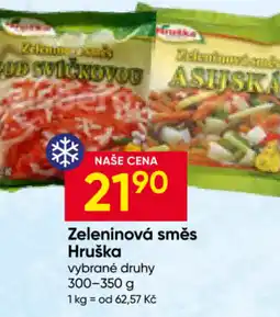 Hruška Zeleninová směs Hruška nabídka