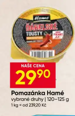 Hruška Pomazánka Hamé nabídka
