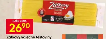 Hruška Zátkovy vaječné těstoviny nabídka