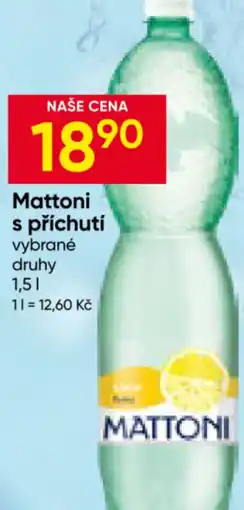 Hruška Mattoni s příchutí nabídka