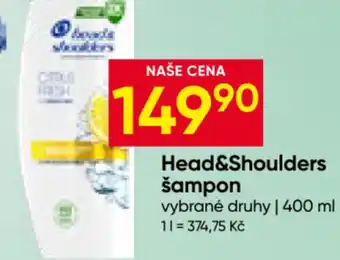 Hruška Head&Shoulders šampon nabídka