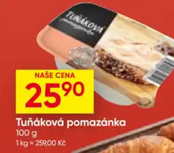 Hruška Tuňáková pomazánka nabídka