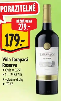 Albert Viña Tarapacá Reserva nabídka