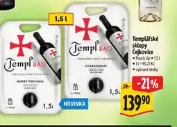 Albert Templářské sklepy Čejkovice nabídka