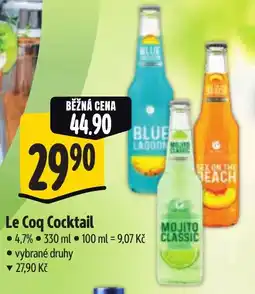 Albert Le Coq Cocktail nabídka