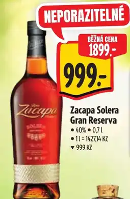 Albert Zacapa Solera Gran Reserva nabídka