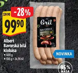 Albert Albert Bavorská bílá klobása nabídka