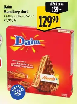 Albert Daim Mandlový dort nabídka