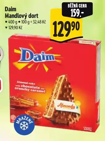 Albert Daim Mandlový dort nabídka