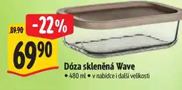 Albert Dóza skleněná Wave nabídka