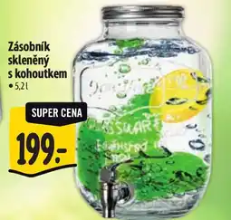 Albert Zásobník skleněný s kohoutkem nabídka