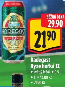 Albert Radegast Ryze hořká 12 nabídka