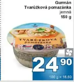 Jip Gurmán Tvarůžková pomazánka nabídka