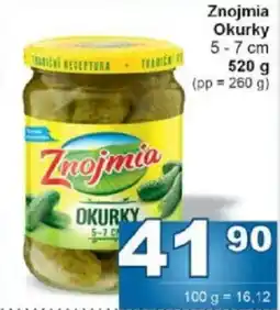 Jip Znojmia Okurky 5-7 cm nabídka
