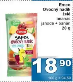 Jip Emco Ovocný hadik želé nabídka